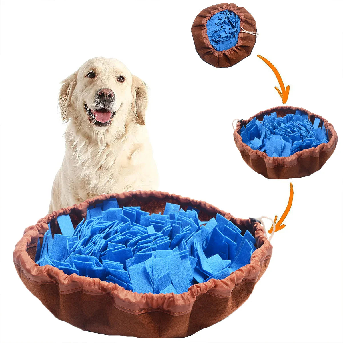 Amoripet SniffPad – Foldable Felt Sniffing Mat for Pets - amoripet