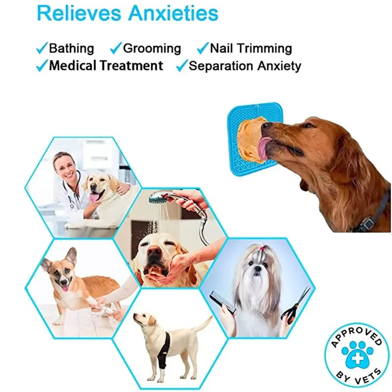 Amoripet LickPad – Silicone Anti-Anxiety Pet Feeding Mat - amoripet