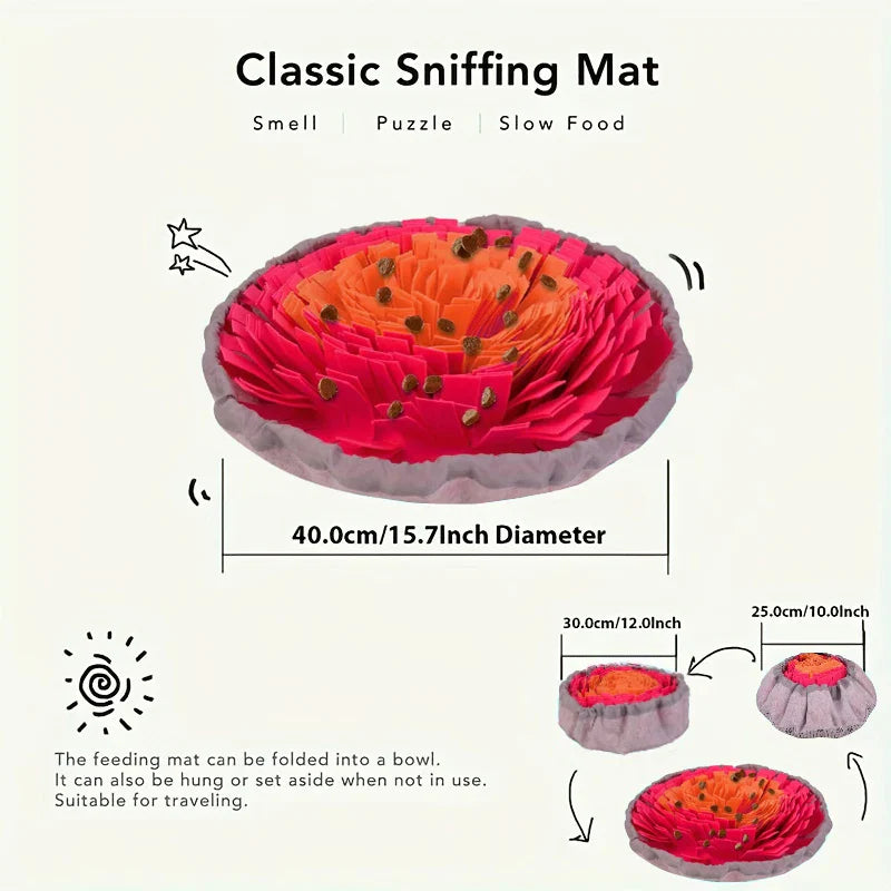 Amoripet SniffPad – Foldable Felt Sniffing Mat for Pets - amoripet