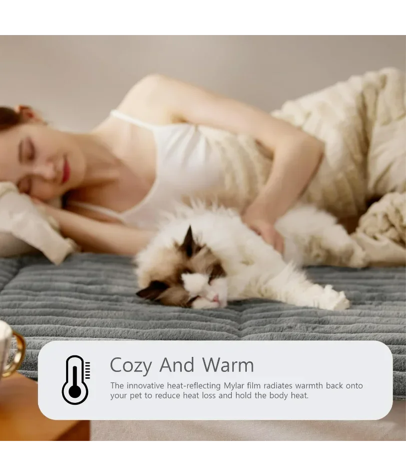Amoripet SelfWarm Mat – Self-Heating Pet Bed Mat - amoripet