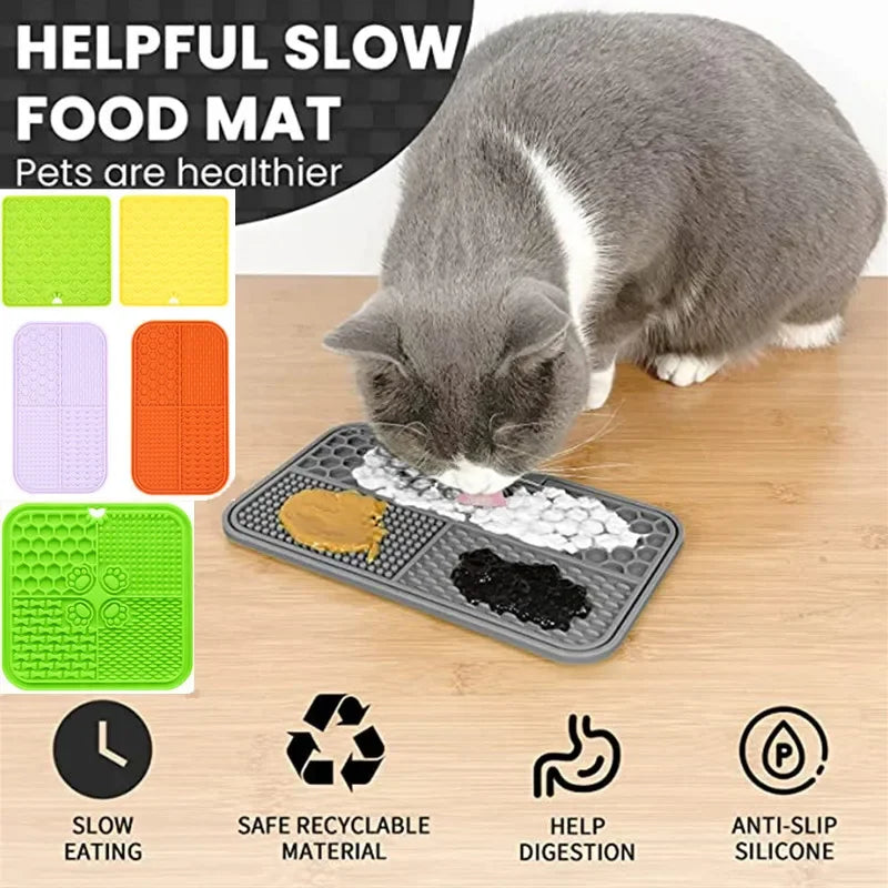 Amoripet LickPad – Silicone Anti-Anxiety Pet Feeding Mat - amoripet