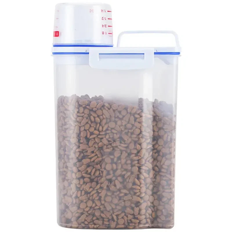 Amoripet FoodSafe Pail – Hermetic Pet Food Storage Bucket with Measuring Cup - amoripet